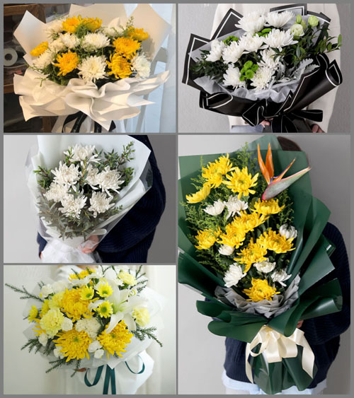 贵州毕节市威宁县草海镇海边村白事花束代送